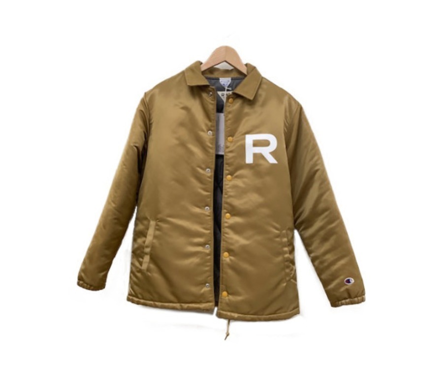 Champion RHC ブラウン ナイロンジャケット スマホで購入】Champion×RHC (チャンピオン×ロンハーマン)のコーチ