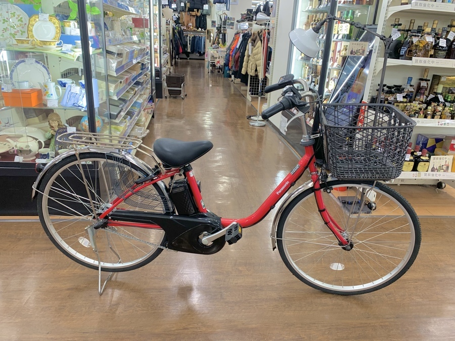 電動自転車 Panasonic ALFIT vivi レッド 63 ViVi 電動アシスト自転車
