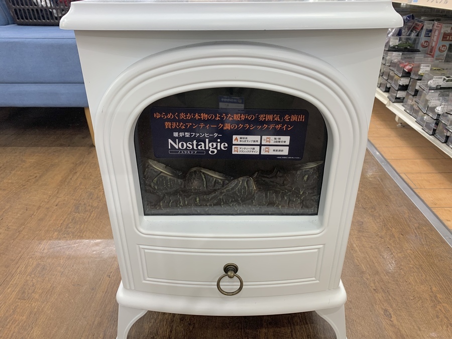 生活家電買取強化中】暖炉型セラミックファンヒーター NOSTALGIE