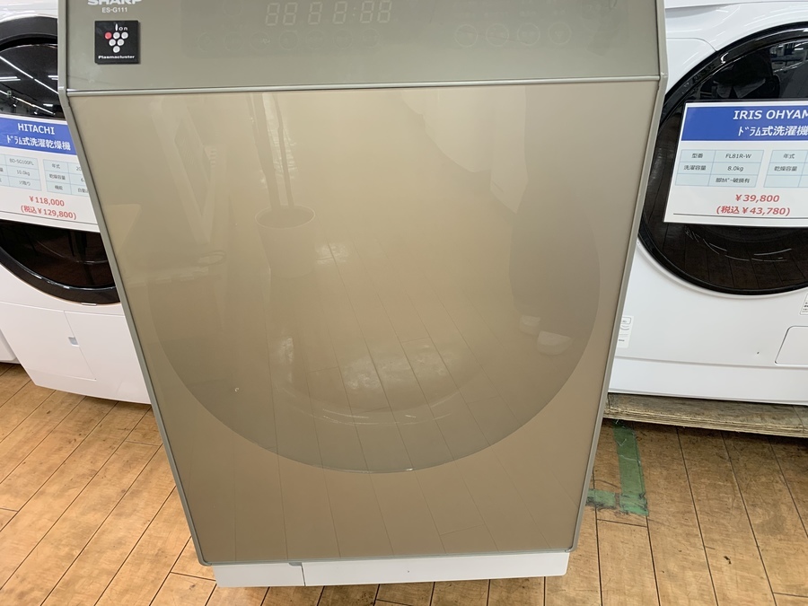 ES-G111 シャープ ドラム式洗濯機 2018年製