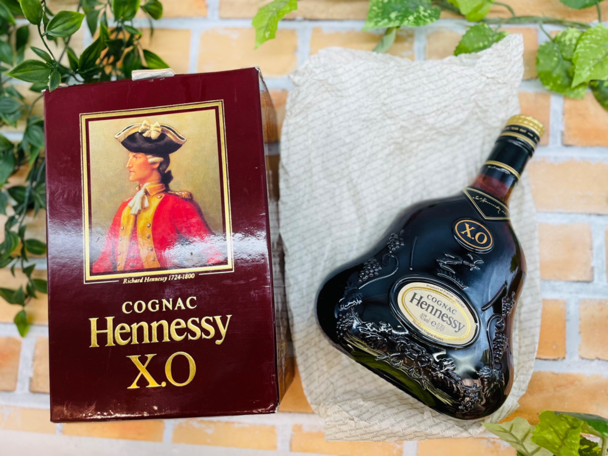 ヘネシーXO 金キャップ 箱付き未開封 未開封 Hennessy ヘネシー X.O 金