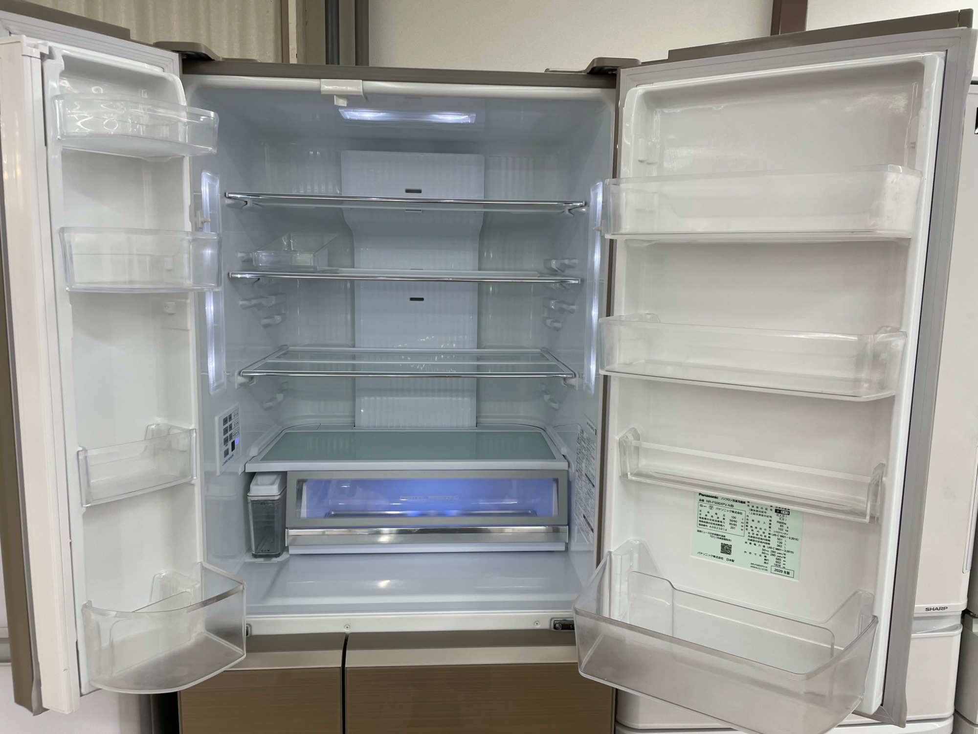 Panasonic(パナソニック)6ドア冷蔵庫が買取入荷しました