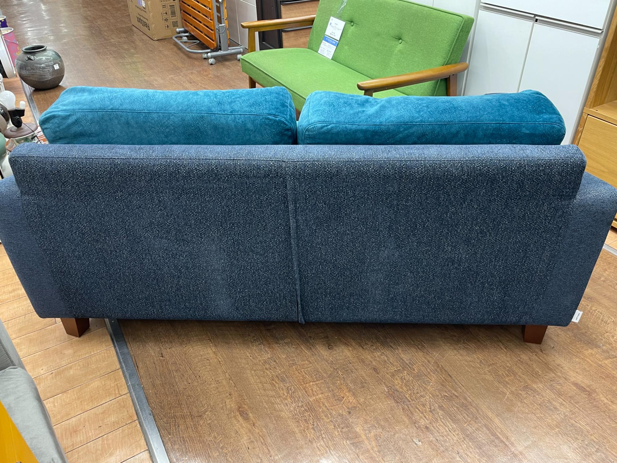 【トレファク神戸南店】FLANNEL SOFA ソファーです‼︎【取りに来られる方限定】 FLANNEL SOFA/フランネルソファ】2人掛けソファー ファブリック グレー