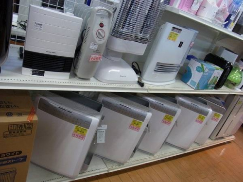 冬物家電の暖房