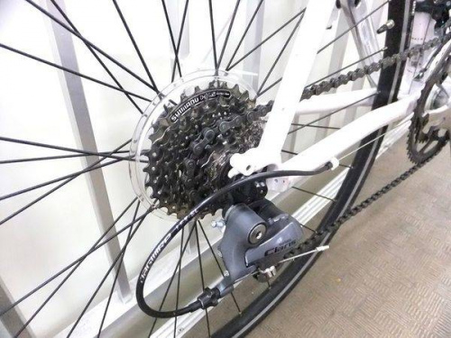 アウトドアのロードバイク