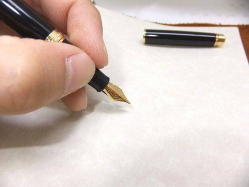 ビジネスアイテムの万年筆