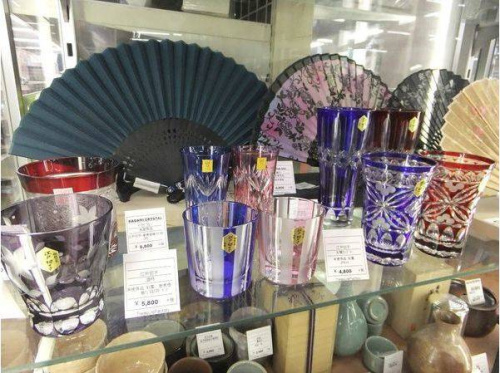 ビアグラスの江戸切子