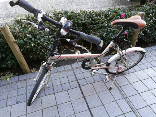 アウトドアの自転車