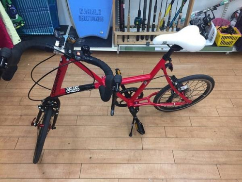アウトドアの自転車
