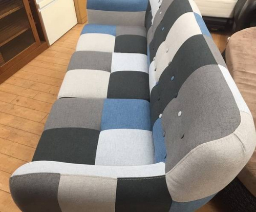 パッチワークの家具