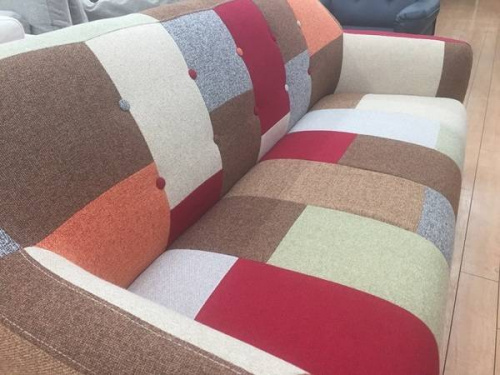 パッチワークの家具