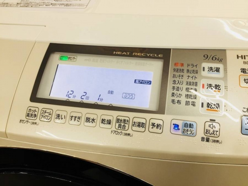 HITACHIのドラム式洗濯機