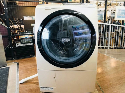 生活家電のドラム式洗濯乾燥機