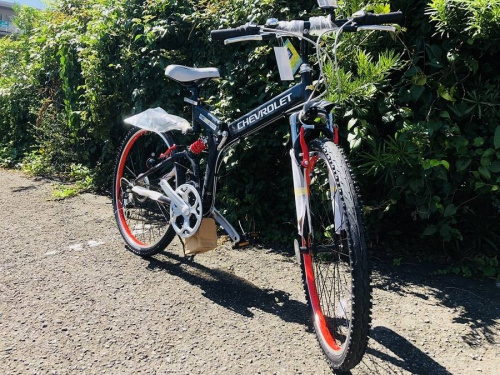 アウトドアの自転車