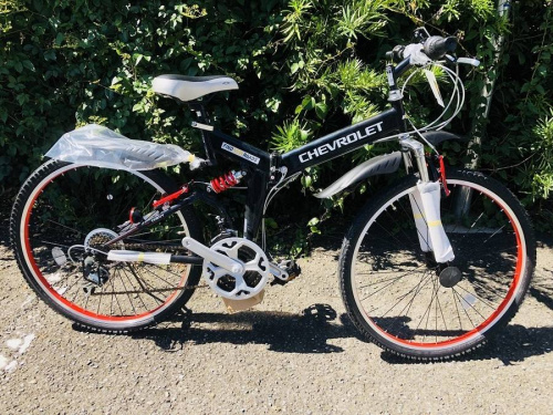 自転車の折りたたみ自転車