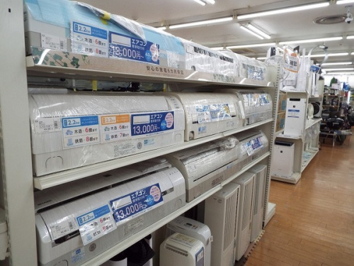 季節家電のエアコン
