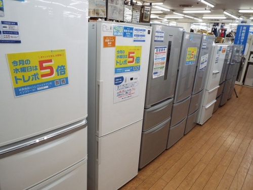 ドラム式洗濯乾燥機の冷蔵庫