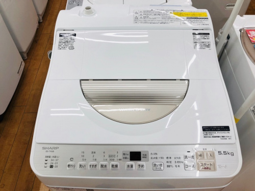 洗濯機　乾燥機能のシャープ　SHARP