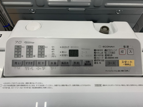 全自動洗濯機のPanasonic