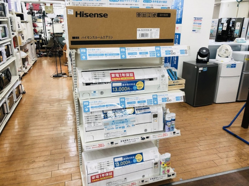 Hisense　ハイセンスの中古エアコン　生活家電
