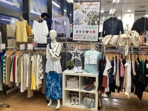 ワンピース　カットソー　ブラウス　チュニック　シャツの夏物　衣類　買取　強化