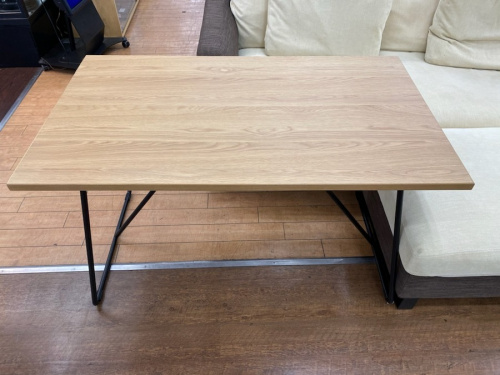 テーブルの折りたたみテーブル・120㎝・オーク材