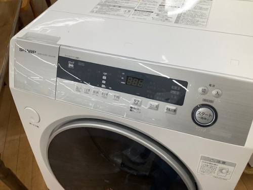 中古 洗濯機のドラム式洗濯乾燥機