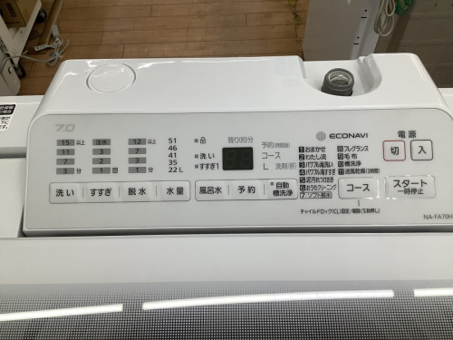 全自動洗濯機のPanasonic