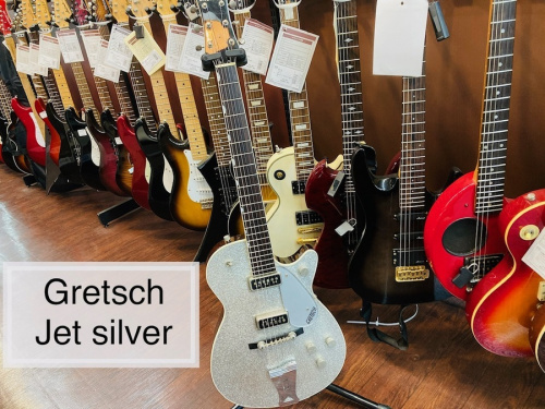 Gretsch(グレッチ)のシルバージェットが買取入荷しました
