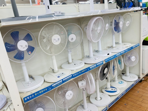 エアコンの扇風機