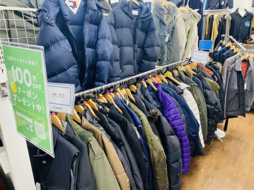 アウターの買取強化中