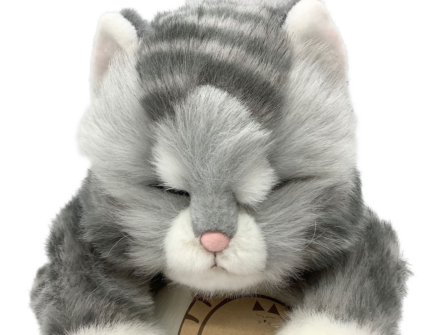 未使用　ジョリーマンマ・眠り猫ぬいぐるみ 貴重なタグ付きのオリエンタルトーイ社のジョリーマンマ眠り猫が