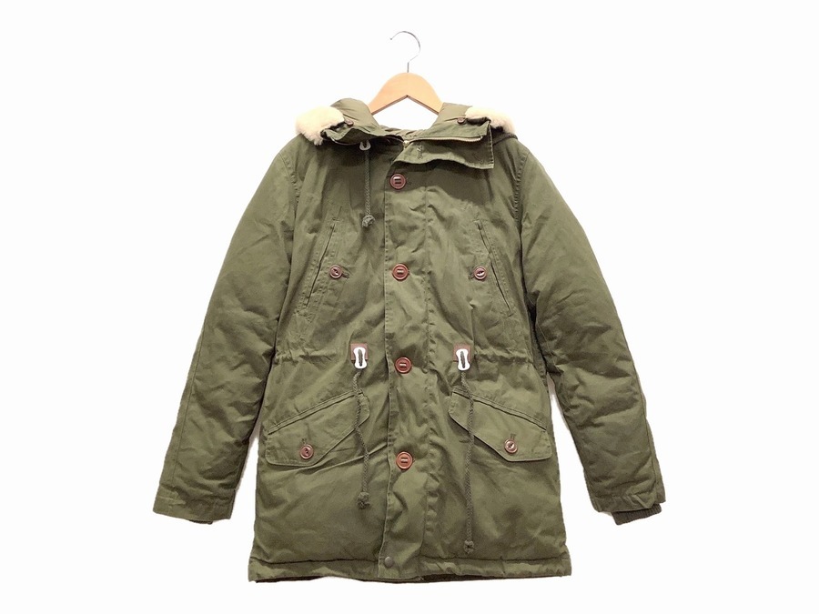 スノーピーク　オリーブ モッズコート ダウンジャケット　ジャーナルスタンダード JOURNAL STANDARD relume×snow peak (ジャーナルスタンダード