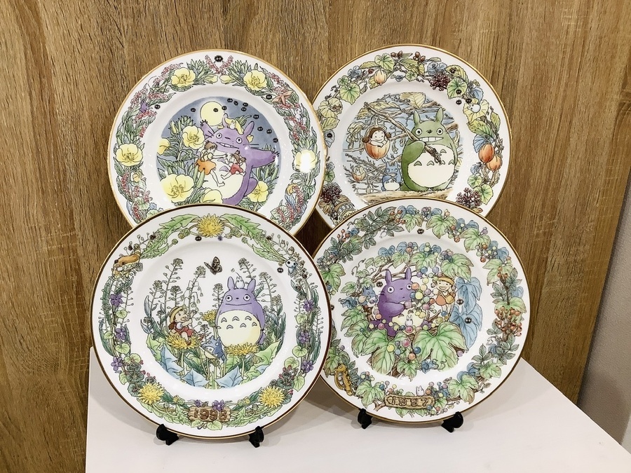 ノリタケ ミュージアムコレクション イヤープレート 5枚 Noritake ノリタケ となりのトトロ イヤープレート5枚セット（年別絵皿