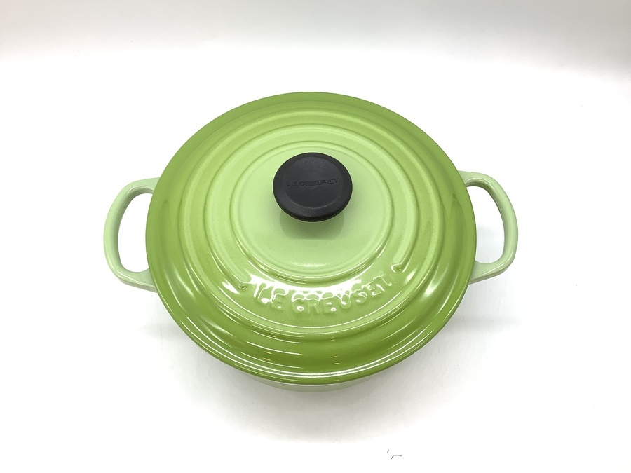 ルクルーゼ ココット 16cm フルーツグリーン キウイ Amazon.co.jp: ルクルーゼ ココット ロンド ホーロー 鍋 IH 対応 22cm