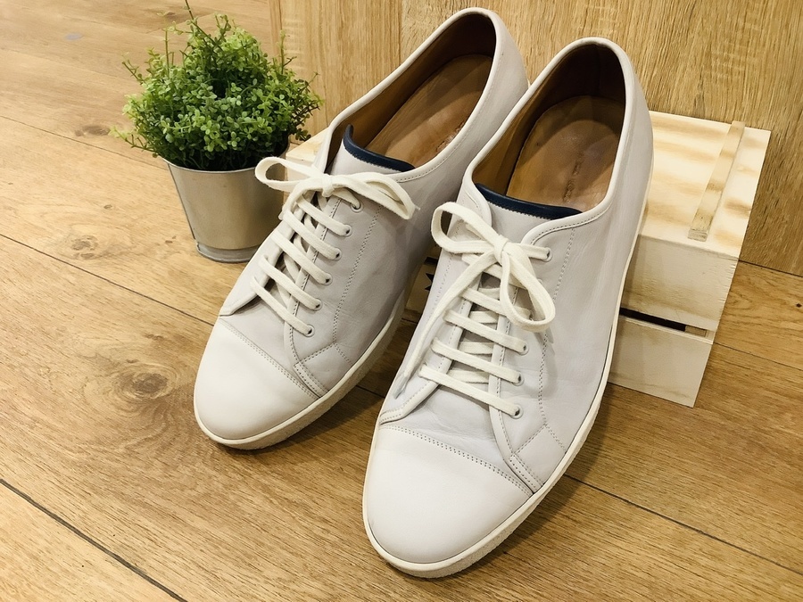 JOHN LOBB ホワイト スニーカー size: 8 1/2