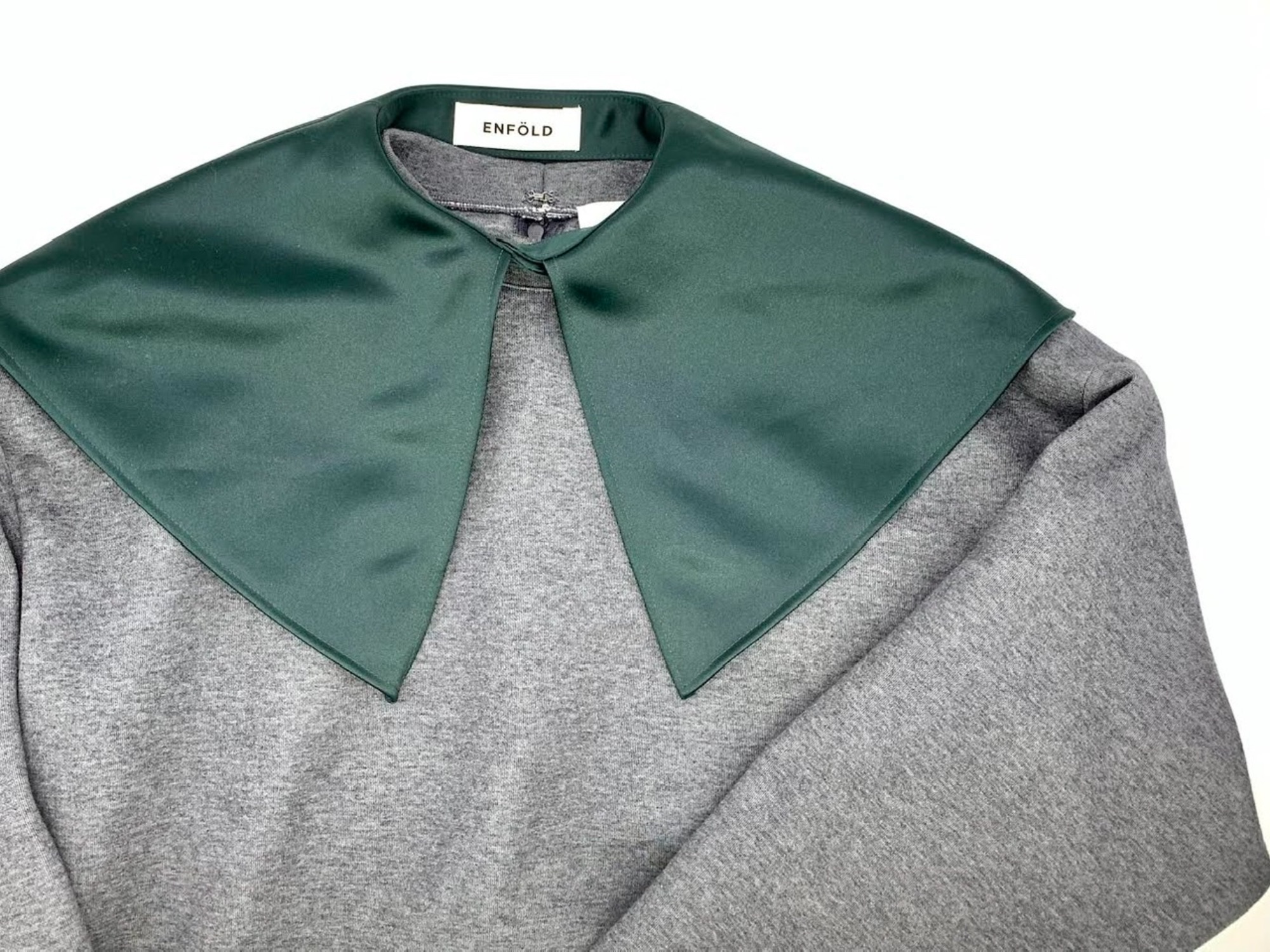 ENFOLD(エンフォルド)ダンボール スウェットシャツ プルオーバーシャツ