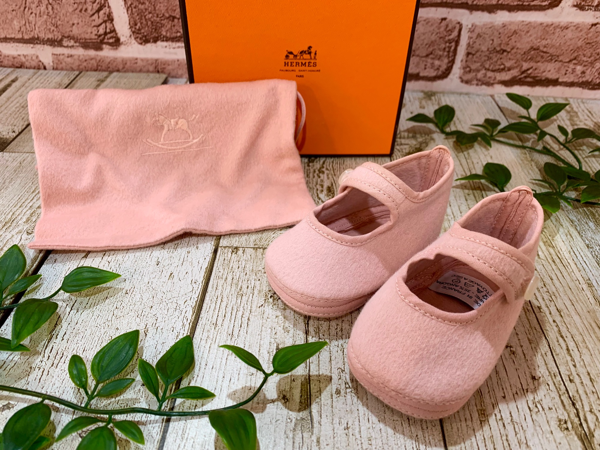 HERMES 薄ピンクローファー 35 HERMES 薄ピンクローファー 35