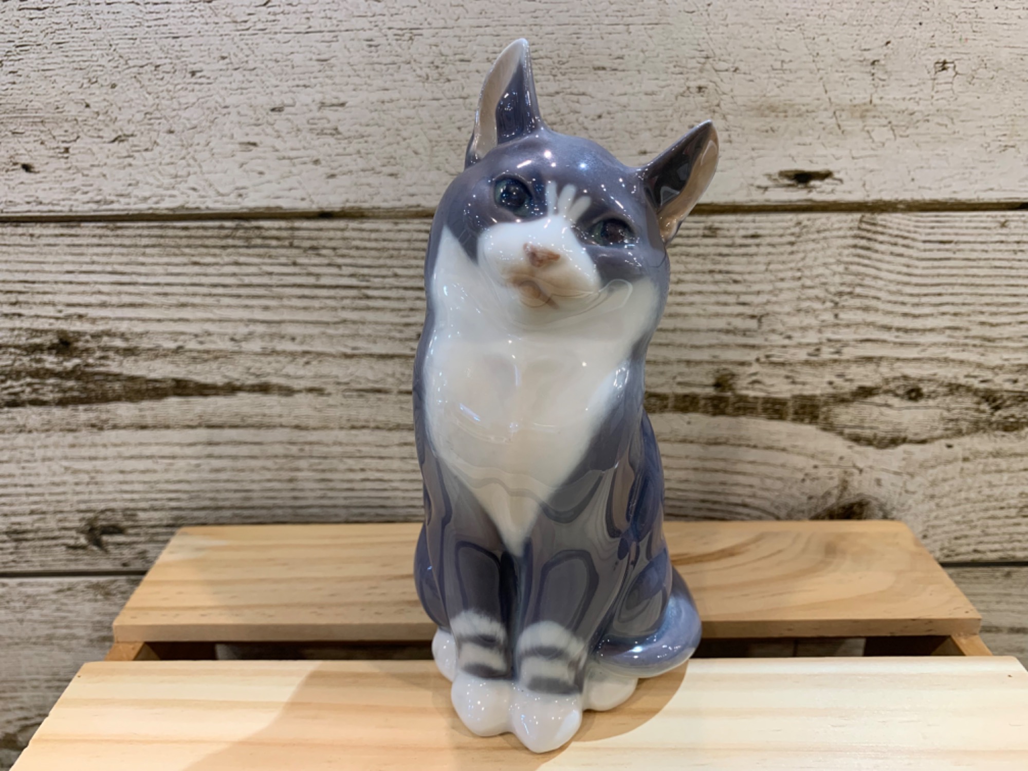 241) ROYAL COPENHAGEN フィギュリン ブルーパルメッテ 子犬｜陶芸