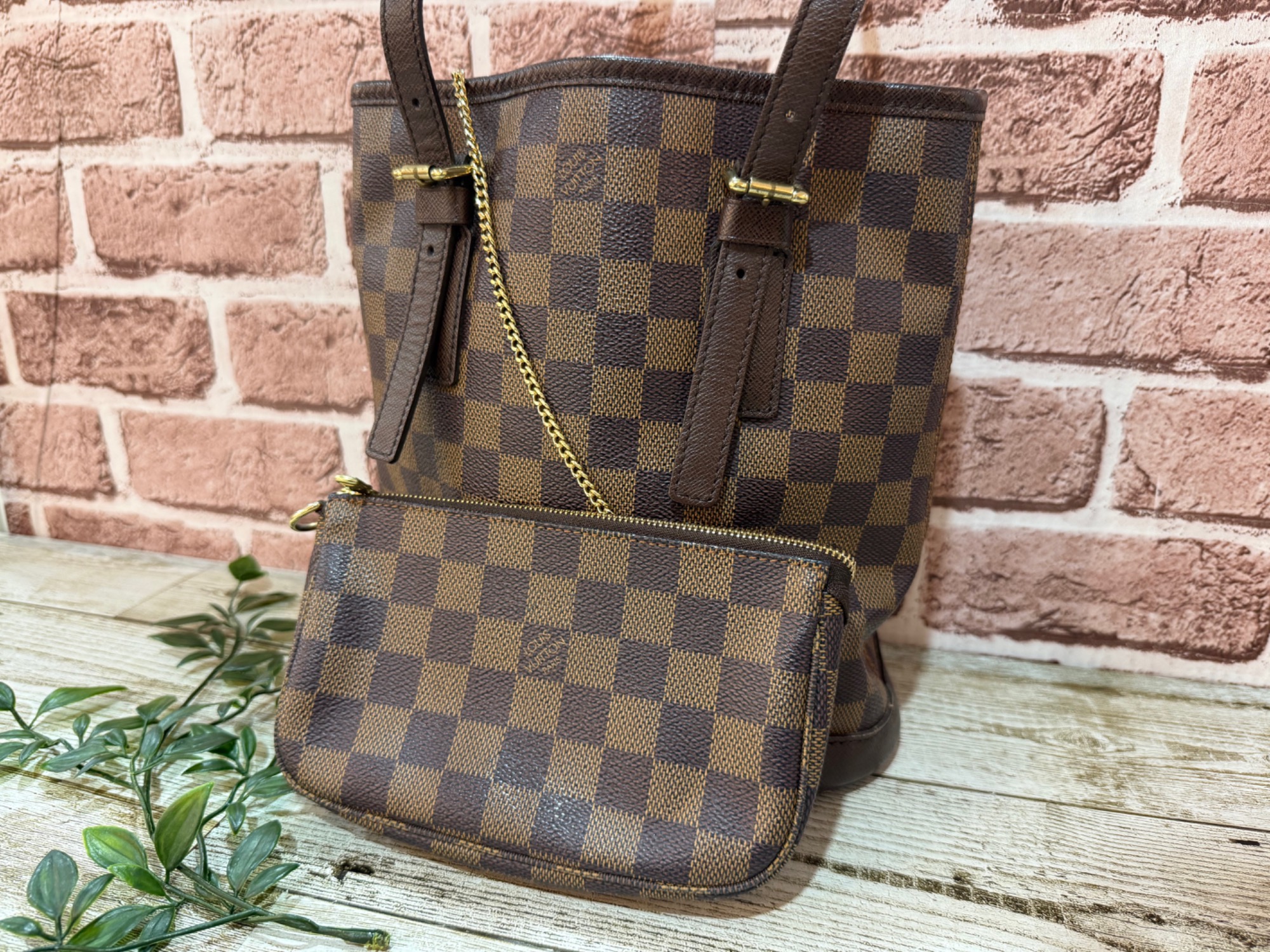 Louis Vuitton バケツ型バッグ ダークブラウン/ベージュ 楽天市場】ルイ ヴィトン バケツ（バッグ｜バッグ・小物