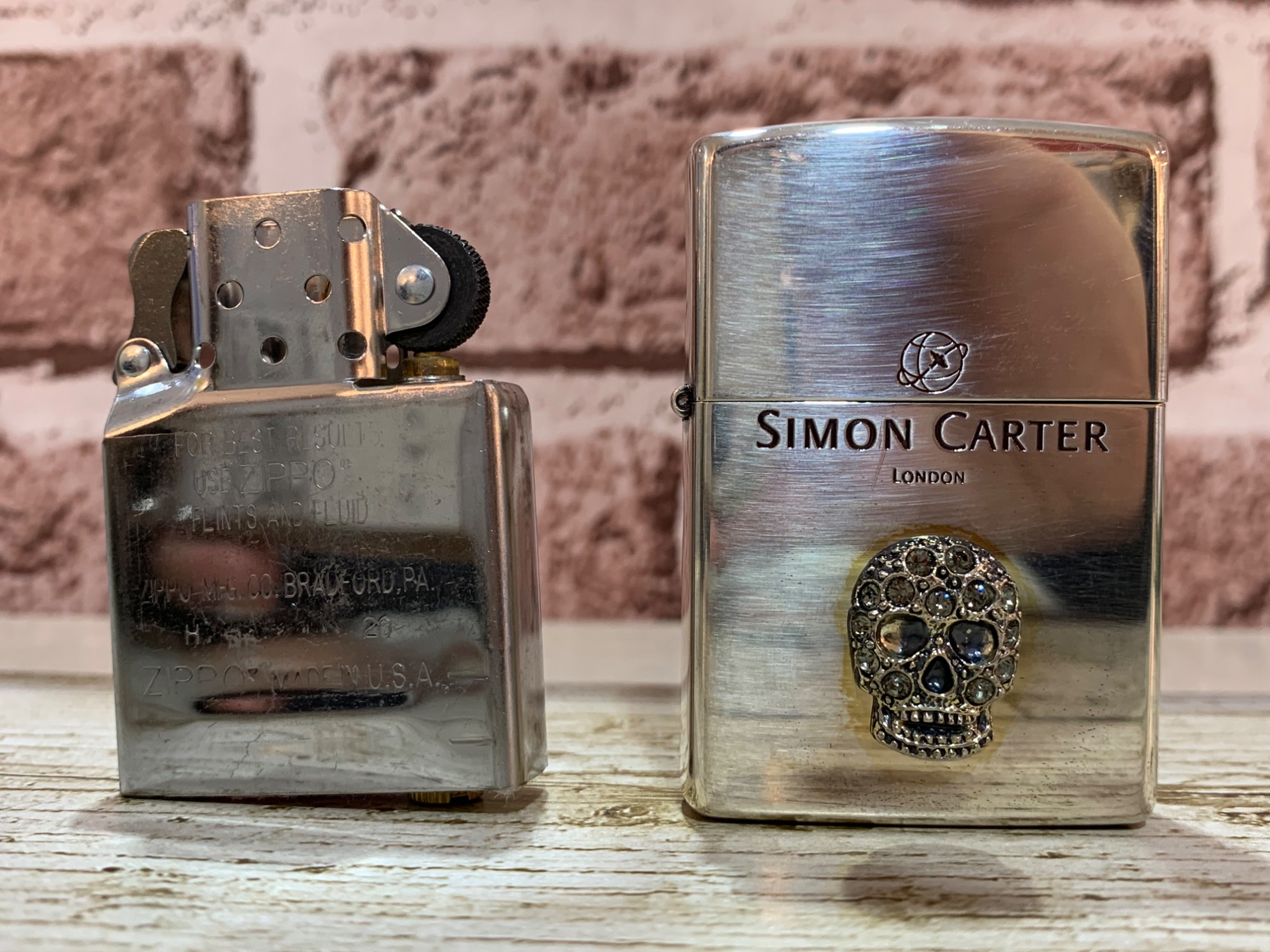 二俣川店ZIPPO買取強化中！ZIPPO (ジッポ) J20 SIMON_CARTER スカル