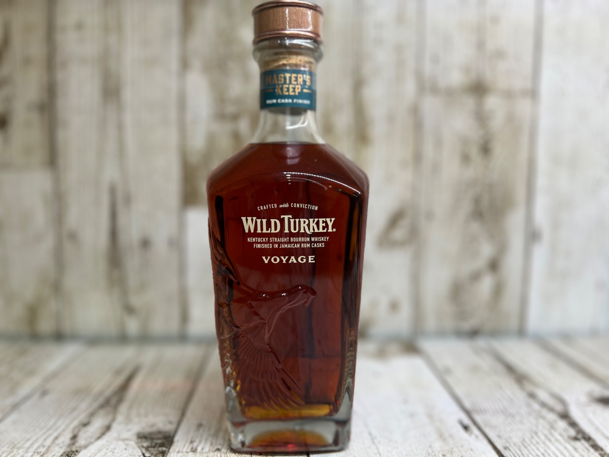 ウィスキー wild turkey 750ml VOYAGE マスターズキープ 未開封のご