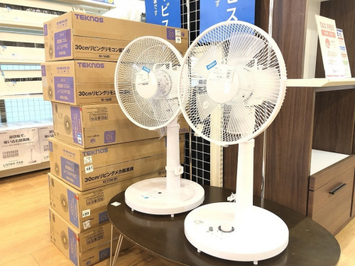 季節家電の扇風機