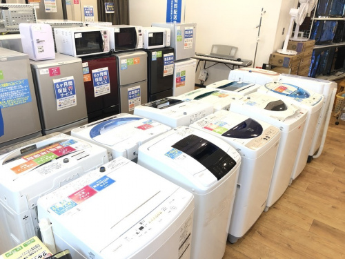 1年動作保証付の横浜 中古家電