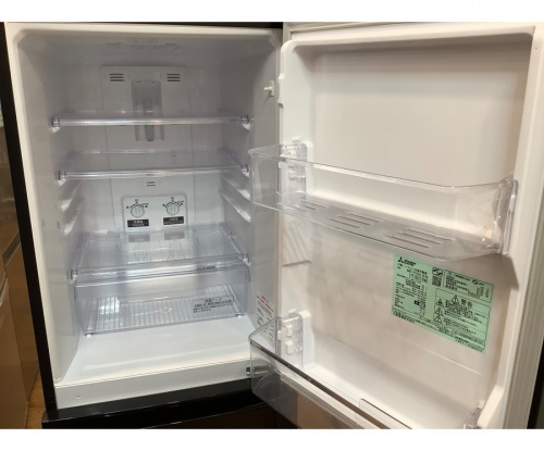 2ドア冷蔵庫のMITSUBISHI
