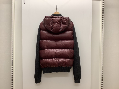 ウールニット切替ダウンジャケットのMONCLER