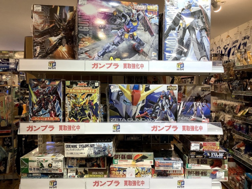 プラモデルのガンダム