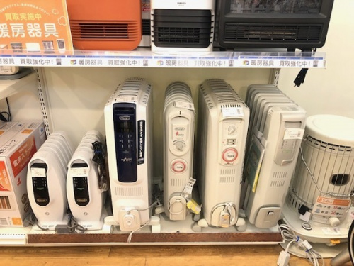 ヒーターのストーブ