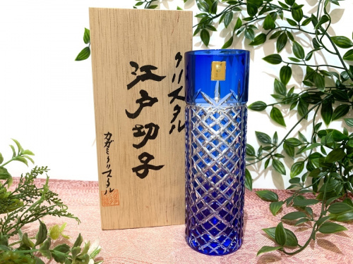 インテリア雑貨の江戸切子