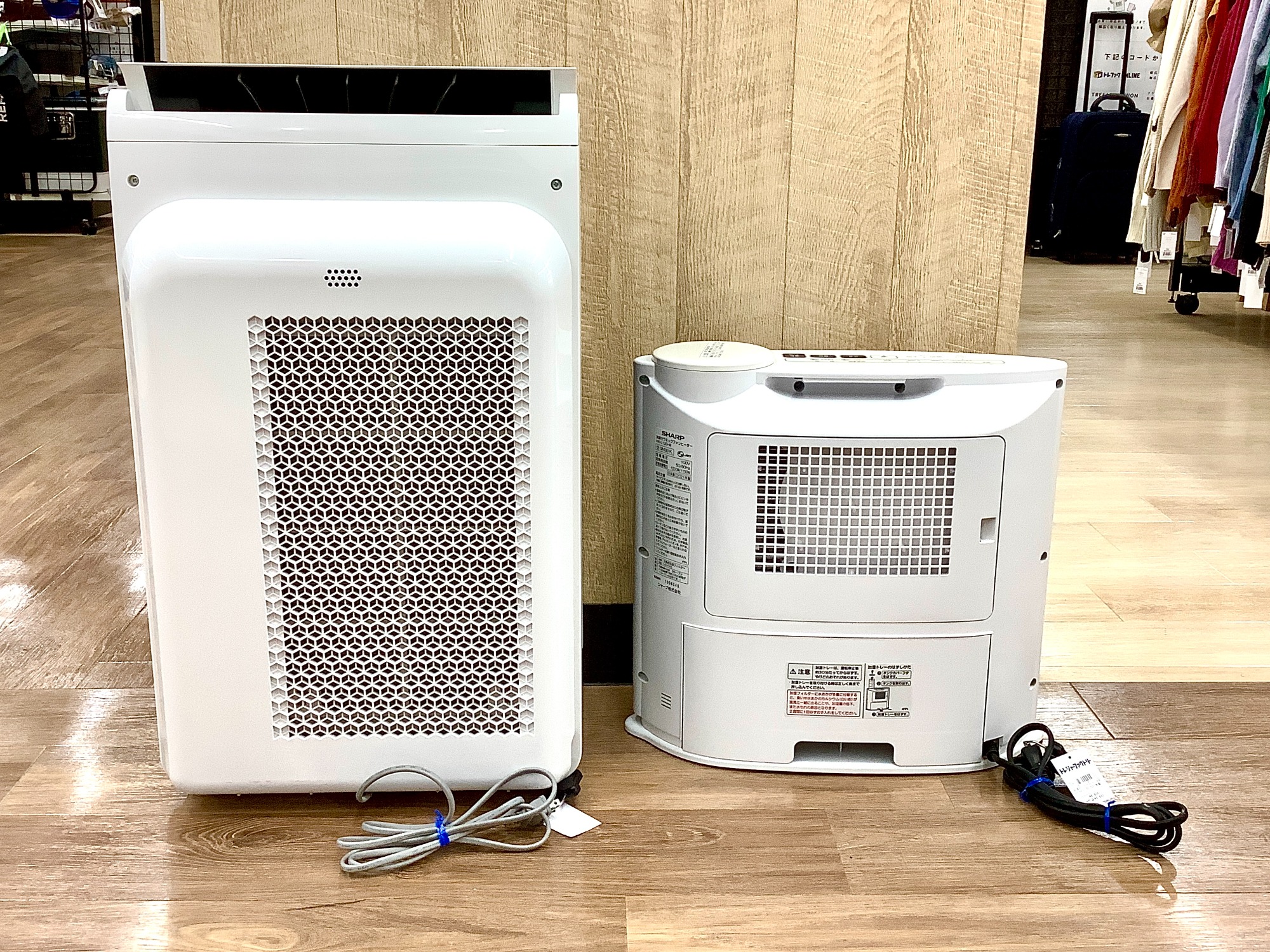 暖房器具買取強化中！】SHARPの加湿空気清浄機と加湿セラミックファン